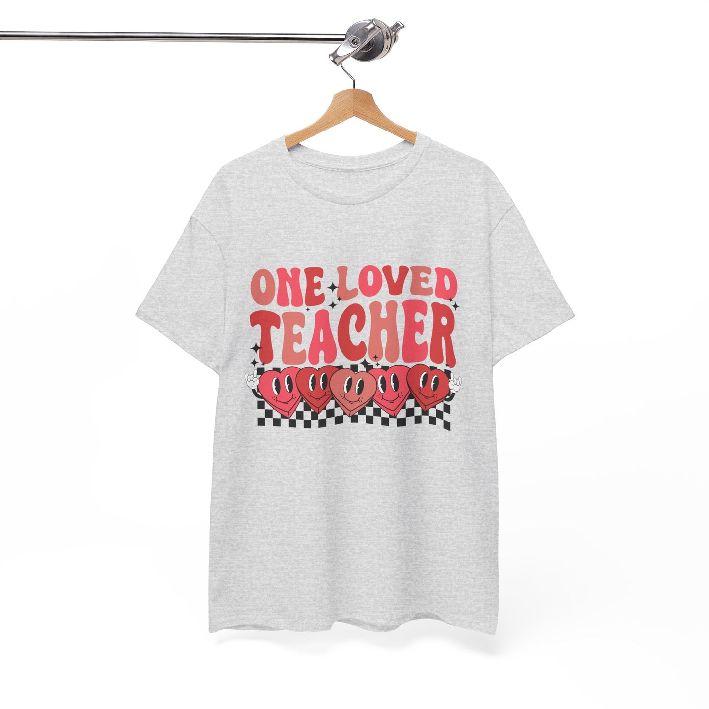 One Loved Teacher Heavy Cotton Tee
