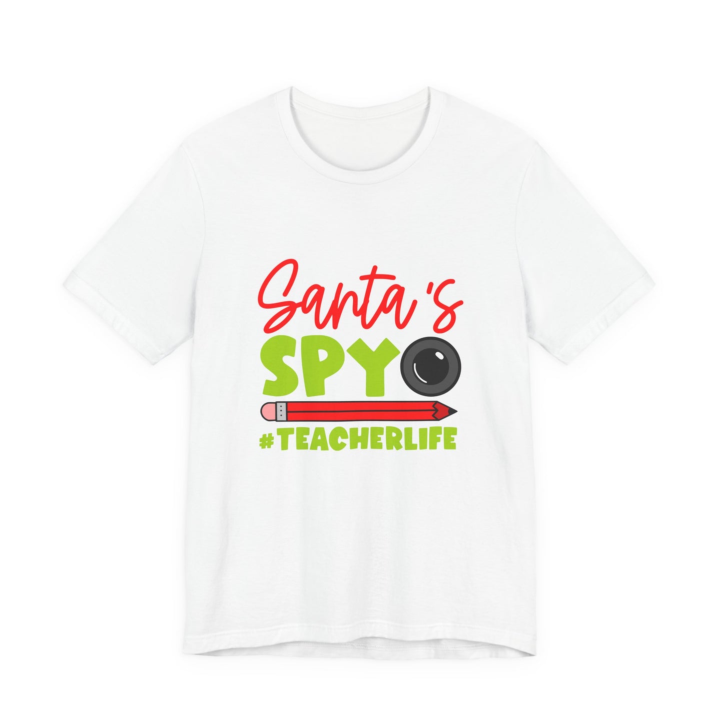 Santa's Spy Short Sleeve Tee