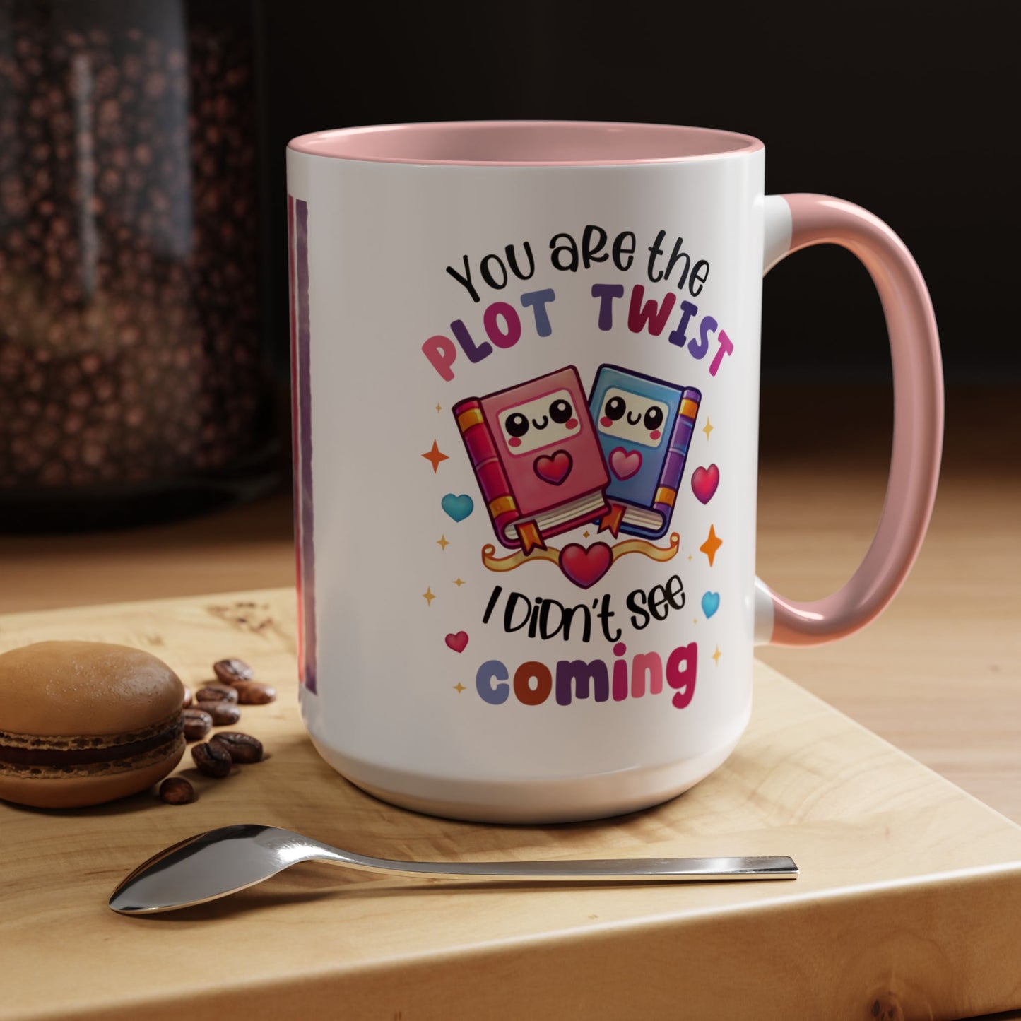 Plot Twist Accent Coffee Mug (11, 15oz)