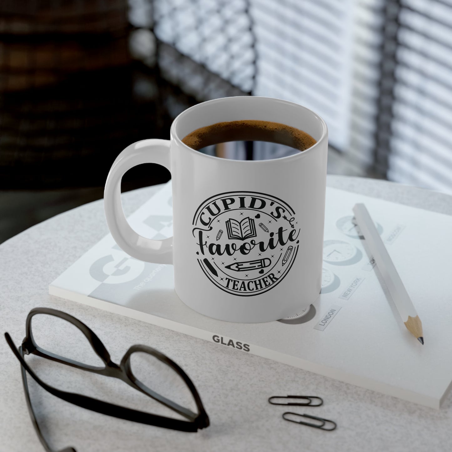 Cupid's Favorite Teacher Jumbo Mug, 20oz