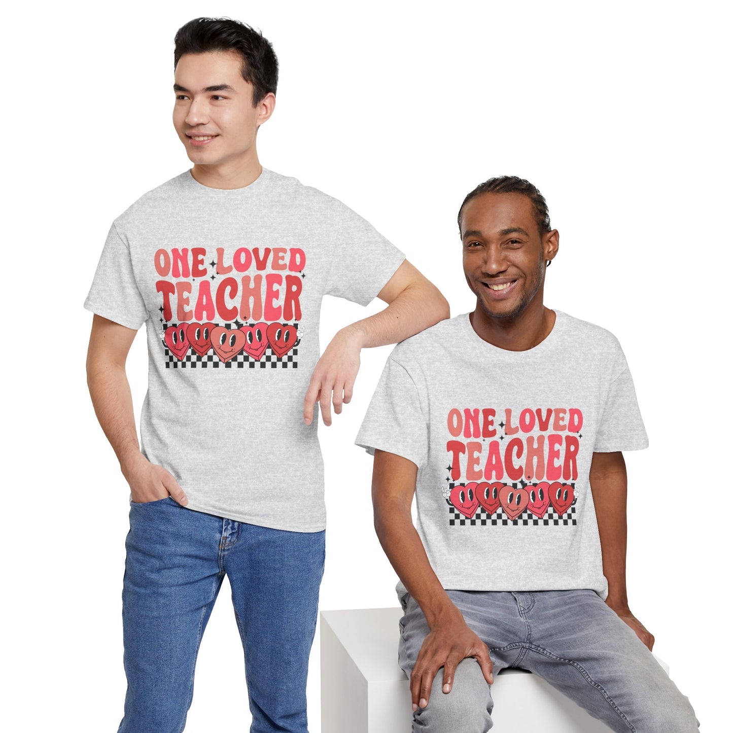 One Loved Teacher Heavy Cotton Tee