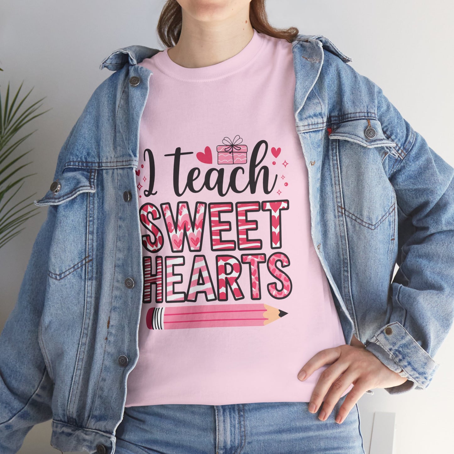 I Teach SweetHearts Cotton Tee