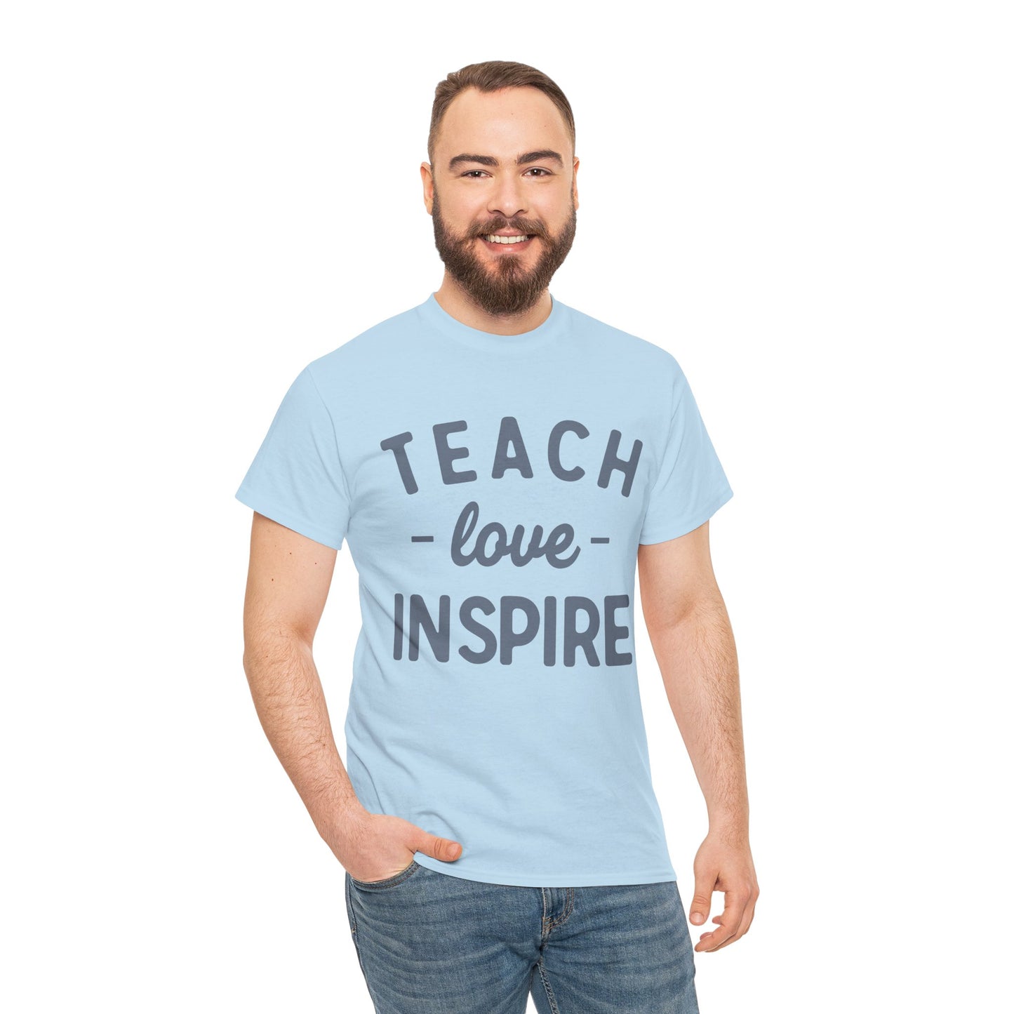 Teach, Love, Inspire Heavy Cotton Tee