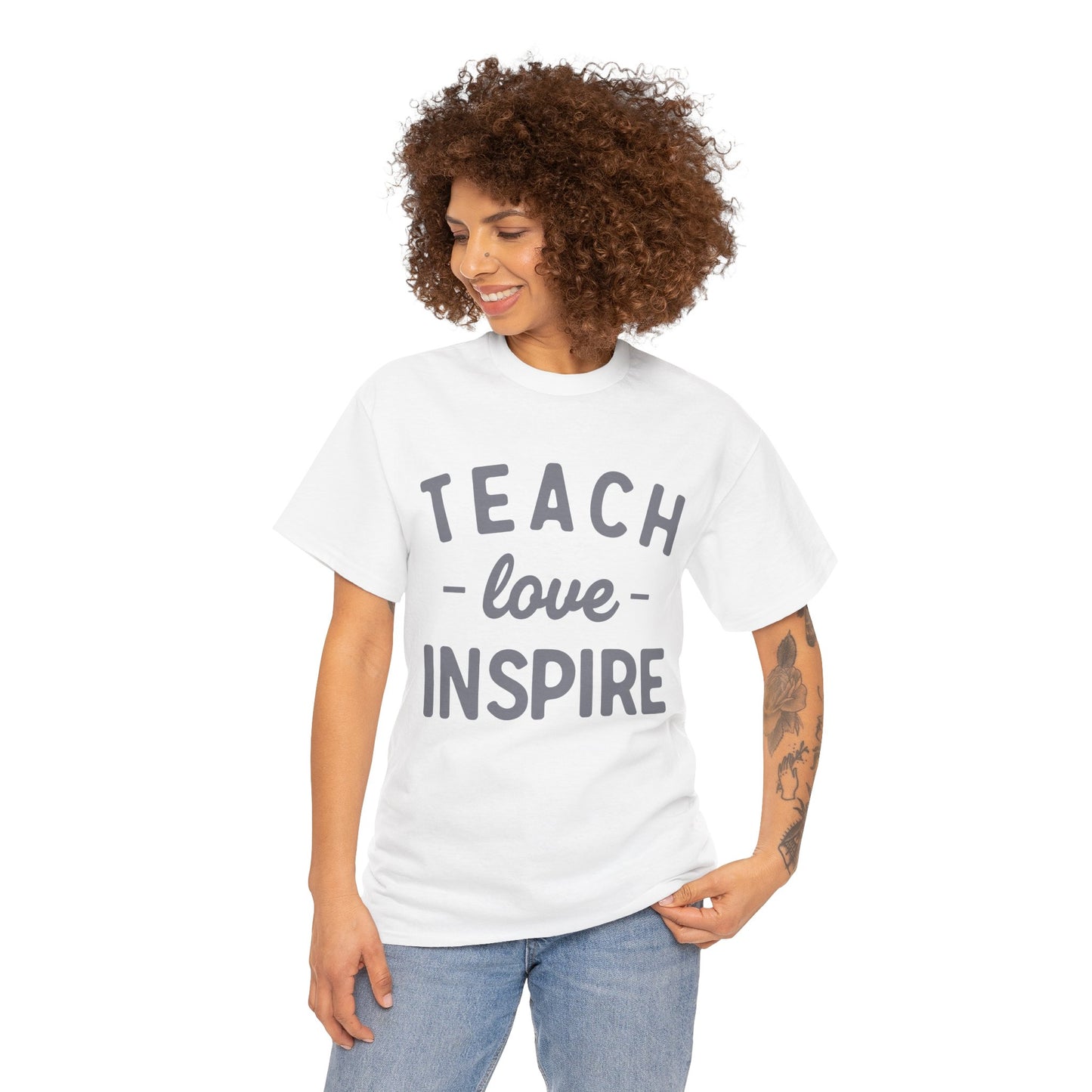 Teach, Love, Inspire Heavy Cotton Tee