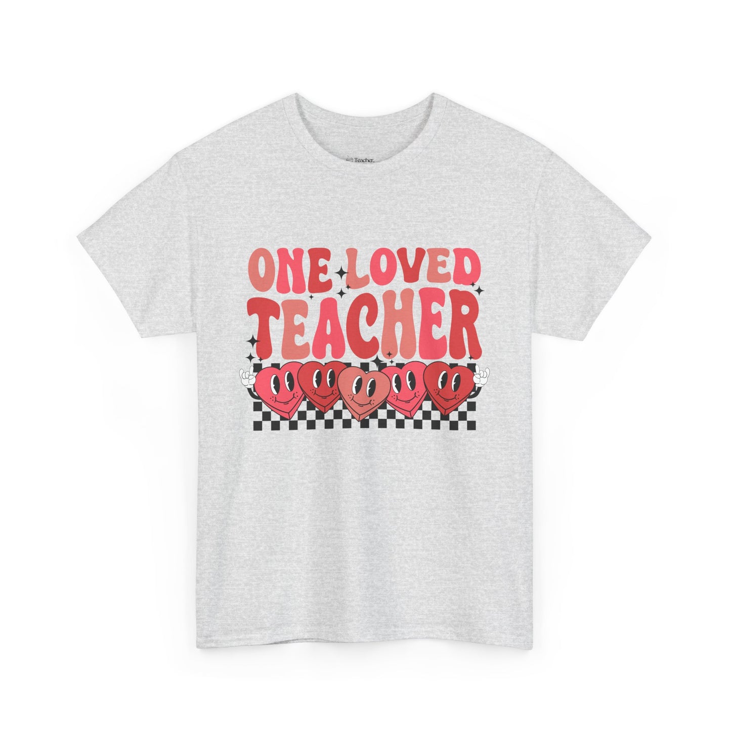 One Loved Teacher Heavy Cotton Tee