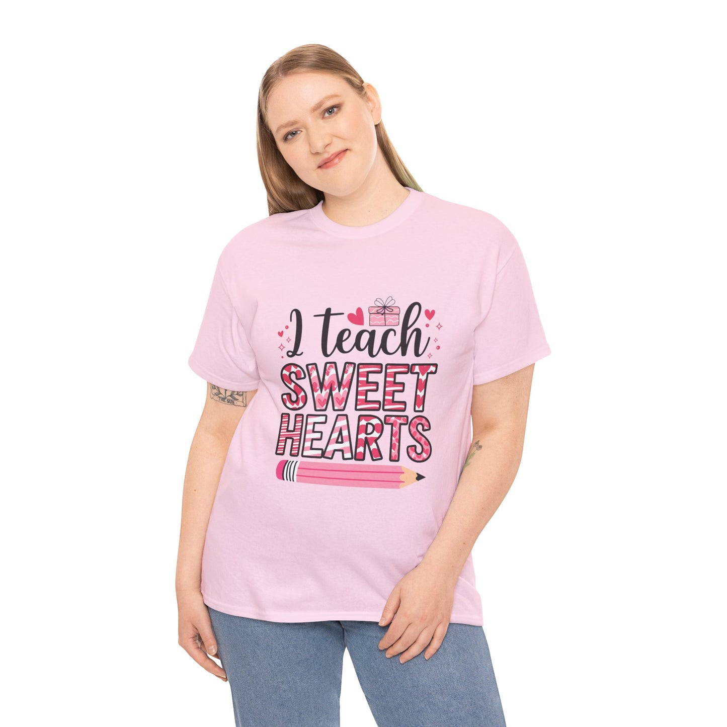 I Teach SweetHearts Cotton Tee